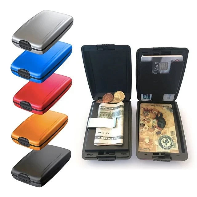 (đ„Summer Hot Saleđ„ - 49% off) Stainless Steel Wallet Clip Pro RFID Security Technology Anti-Theft