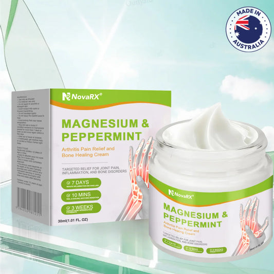 NovaRX® Magnesium & Peppermint Arthritis Pain Relief and Bone Healing Cream
