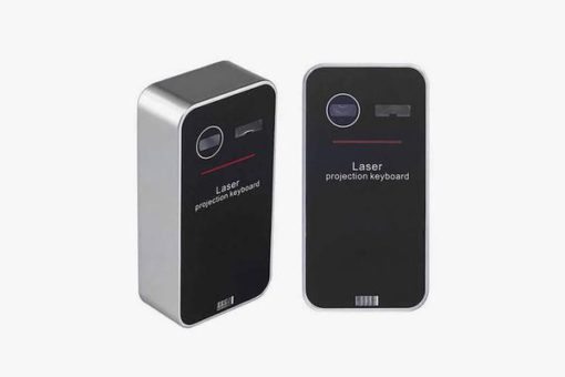 Portable wireless laser keyboard