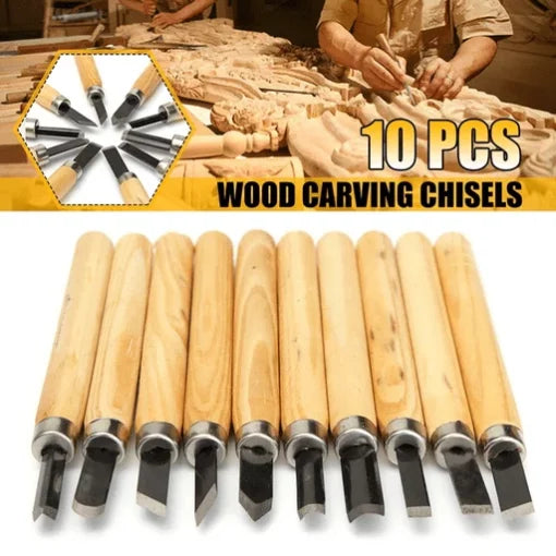 Professional wood carving chisel set