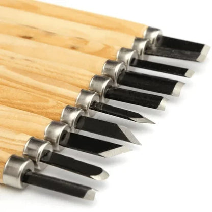 Professional wood carving chisel set