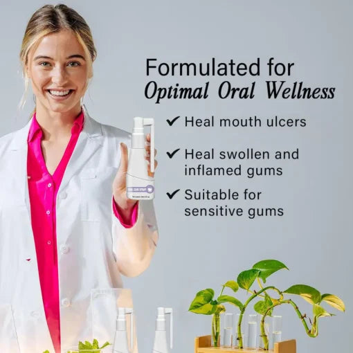 Oral care spray with clove oil