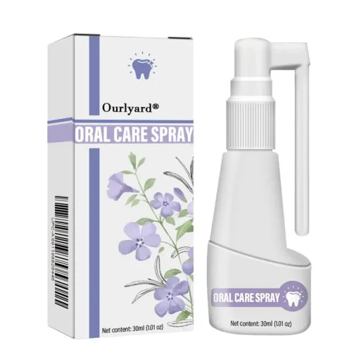 Oral care spray with clove oil