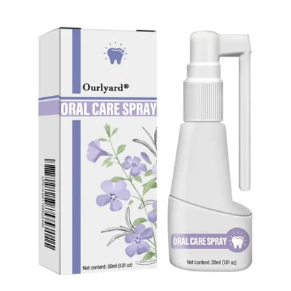 Oral care spray with clove oil