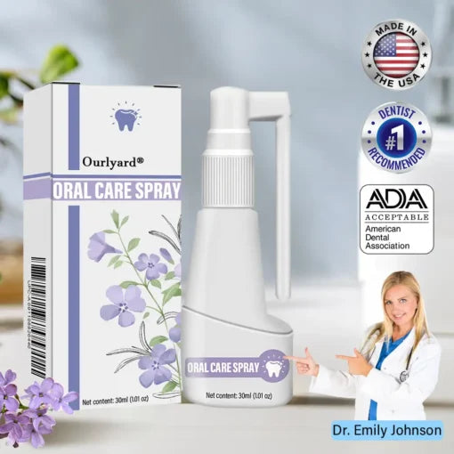 Oral care spray with clove oil