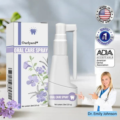 Oral care spray with clove oil